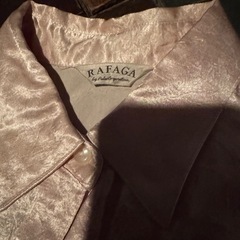 RAFAGA 長袖シャツ ブラウス ドレスシャツ サテン　レディース　9R の画像