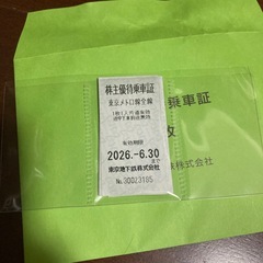 【受渡車決定】東京メトロ乗車券9枚の画像