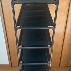 新品同様 ★　キャンドゥ　フリーラック 8段 分離可能の画像