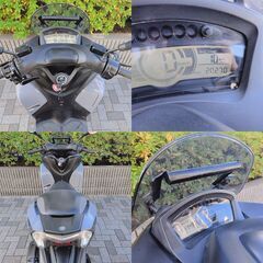 【普通免許仕様もOK】トリシティ155 SG37J最終型 走行2万km台 SP忠男マフラー LED補助灯 自賠責保険たっぷり★TRIX★の画像