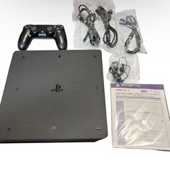 PS4 本体 500GB ジェットブラック 動作良好 ソフト2本付きの画像