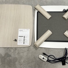 ☆折りたたみこたつテーブル☆正方形 フラットヒーター 75×75cm リバーシブル天板 折れ脚  の画像