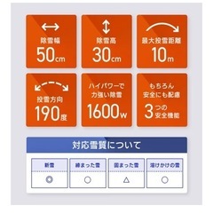 HAIGE（ハイガー）電動除雪機の画像