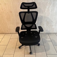 オフィスチェア フットレスト付き の画像