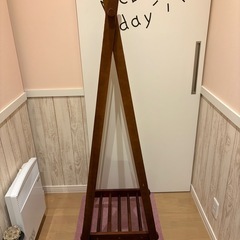 木製 ラック ハンガーの画像