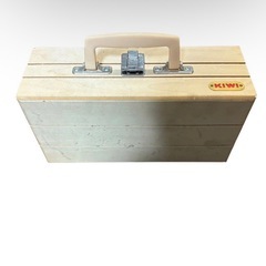 KIWI シューケアセット 木箱入り ブラシクリーム付の画像