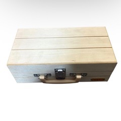 KIWI シューケアセット 木箱入り ブラシクリーム付の画像