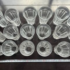 グラス・ タンブラー / バンブー風タンブラー / 18個まとめて の画像