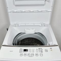 (送料無料) 2022年 極美品 6kg 洗濯機 部屋干しモード 予約タイマー機能付 ⑥の画像