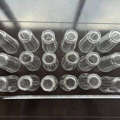 グラス・ タンブラー / バンブー風タンブラー / 18個まとめて の画像