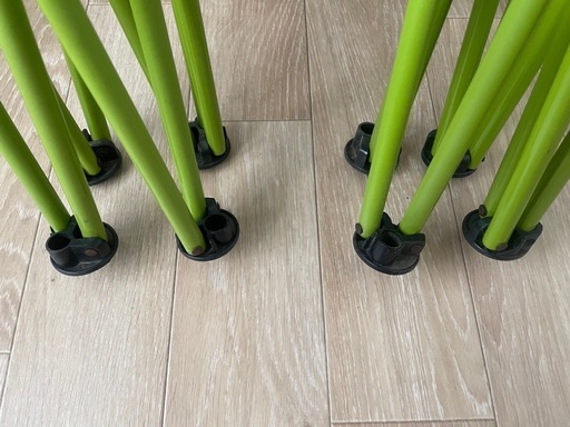 ☆ LOGOS ロゴス ☆ アウトドアチェア 2脚セット グリーン キャンプ W