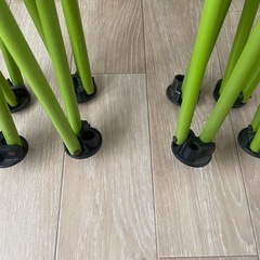 ☆ LOGOS ロゴス ☆ アウトドアチェア 2脚セット グリーン キャンプ Wドリンクホルダーの画像