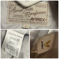 AVIREX MA-1 フライトジャケット ワッペンの画像