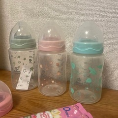 【未使用品あり】Smart Angel 広口哺乳瓶 250ml おまけ付きの画像