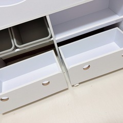 絵本棚 えほん棚 おもちゃ収納 おもちゃ 収納 ラック おもちゃ箱 ボックス BOX 本棚 ブックシェルフ おもちゃ棚 玩具 カラーボックス 絵本 棚 木製 北欧風 キャスター付き 大容量 子供 こども 子ども リビングの画像