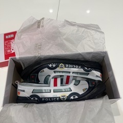 【未使用】トミカ　パトカー　上履き　19cmの画像