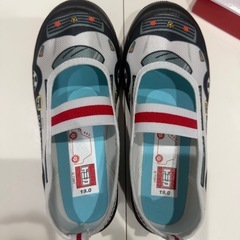 【未使用】トミカ　パトカー　上履き　19cmの画像