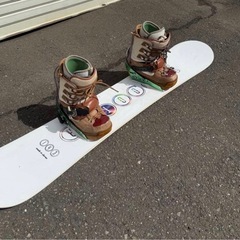 【スノボ引退新春価格】スノーボード３点セット　レディース　ステップイン　ボード　ブーツ　ビンディング の画像