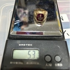 新品仕上げ済み!超美品！10K メンズ指輪の画像