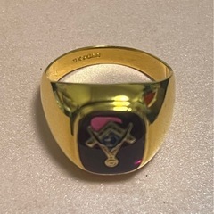 新品仕上げ済み!超美品！10K メンズ指輪の画像