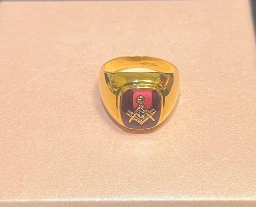 新品仕上げ済み!超美品！10K メンズ指輪