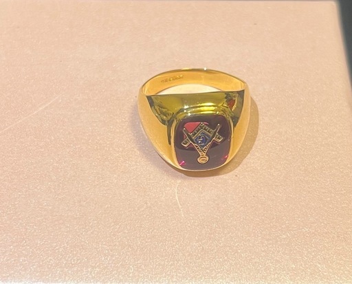 新品仕上げ済み!超美品！10K メンズ指輪