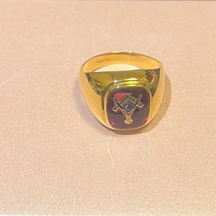 新品仕上げ済み!超美品！10K メンズ指輪の画像