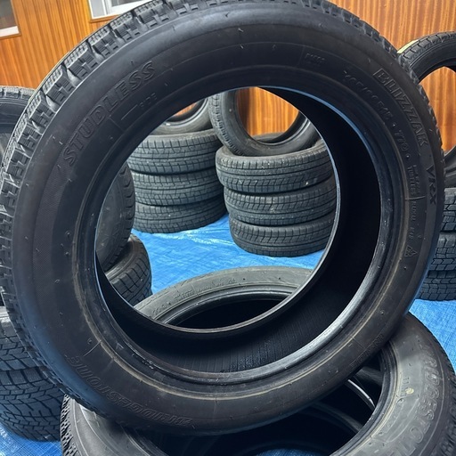165-60r15 BRIDGESTONE VRX  バリ溝