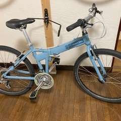 超きれい　DAHON製 折りたたみ自転車　エスプレッソ　7005　ギヤ前3段後7段の画像