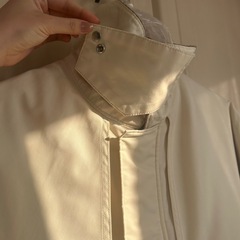 【クリーニング済み美品】MOUSSYアイボリー コーデュロイ襟 オーバーサイズジャケットの画像