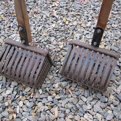 貝取ジョレン ２本◆浅香工業 金象印 1350㎜ 使用僅かできれいの画像