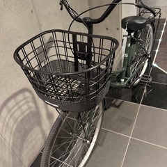【¥5000】引越しのためお譲りします◎頑丈カゴの自転車の画像