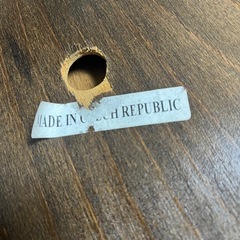 チェコ製天然木アンティークアイロニカチェアの画像