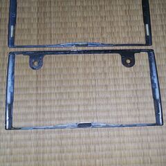 トヨタ 純正 ナンバー フレーム 2枚の画像