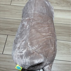 中古 ラッコぬいぐるみクッション｜約50×28cm｜ふわふわ大サイズの画像