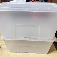 収納ケース２つの画像