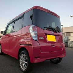 26年式☆月々1万円〜分割払い可❗️ 車検2年付き！【名義変更代込み】大人気☆日産 デイズルークス☆HDDナビ付き☆走行中DVD見れます☆便利なバックカメラ付き☆電動スライドドア☆ドラレコ付き☆スマートキー☆フルオートエアコン☆社外アルミ☆そのまま乗って帰れます❗️の画像