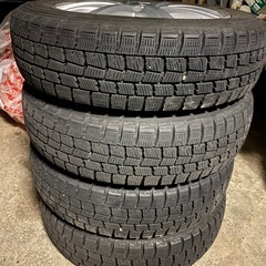 155/65R14 ダンロップ　バリ溝2019年の画像
