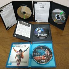 マイケル･ジャクソン DVD3枚＋Blu-ray1枚の画像