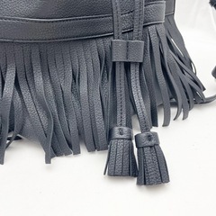 INDIVI  フリンジショルダーバッグの画像