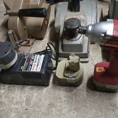 電動工具 ６種類 中古 ジャンク 部品取り 手渡し・引取り限定の画像