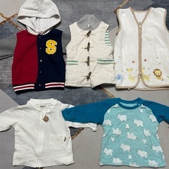 【条件あり無料】　子ども服　ベビー服　80 男の子　まとめ　セット　長袖　トップス　ボトムス　アウターの画像