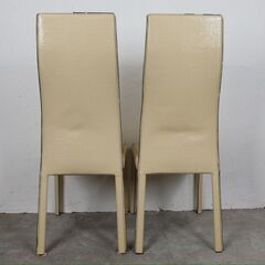 ダイニングチェア 食卓チェア リビングチェア チェア クロコダイル柄 クロコ 椅子 イス 2脚セット RWcha125の画像