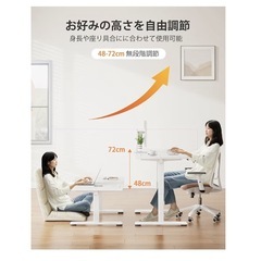 ErGear 昇降式デスク 120×60 ホワイトの画像