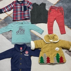 子ども服　ベビー服　90 トップス　ボトムス　アウター　長袖　まとめ　セットの画像