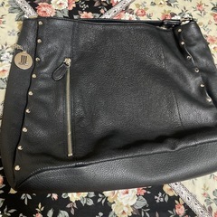 LANVIN ハンドバッグ　レザー黒
の画像