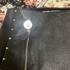 LANVIN ハンドバッグ　レザー黒
の画像