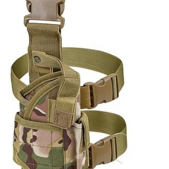 レッグホルスター 右足用 レッグポーチ  ミリタリー コスプレ 装備の画像