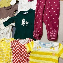 子ども服　ベビー服　80　長袖　半袖　肌着　ロンパース　まとめ　セットの画像