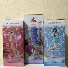 Re:ゼロから始める異世界生活 リゼロ レム ラム エミリア フィギュアの画像